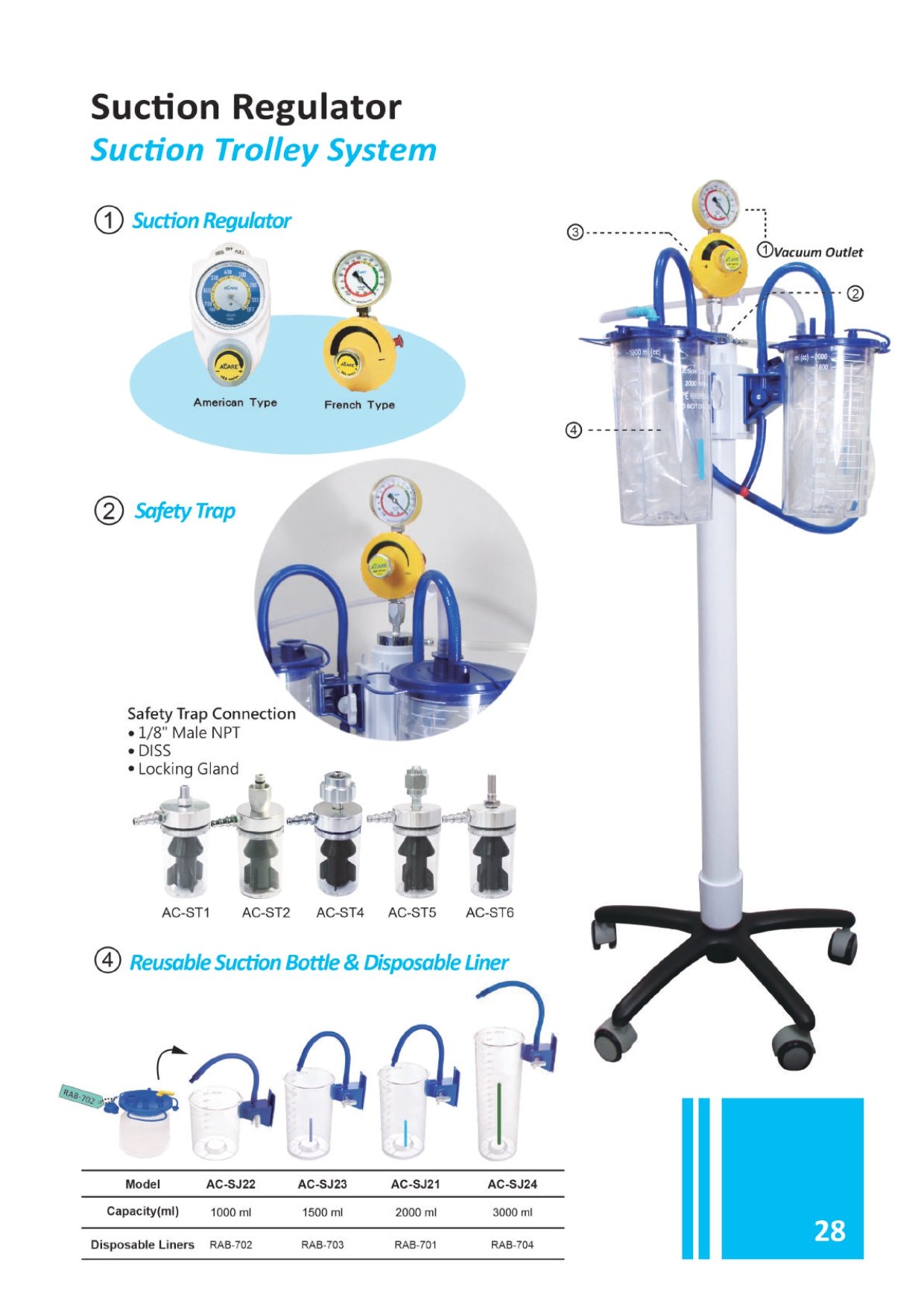 Humidifier Bottle - ACARE AH Series