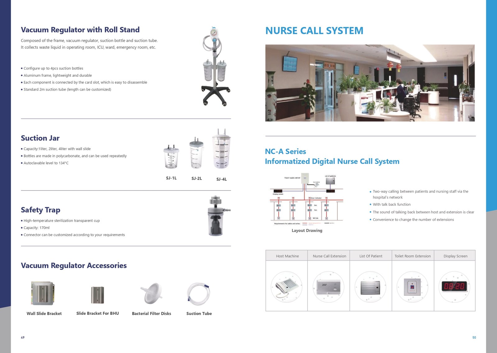 Vacuum Regulator with Roll Stand - AmcareMed