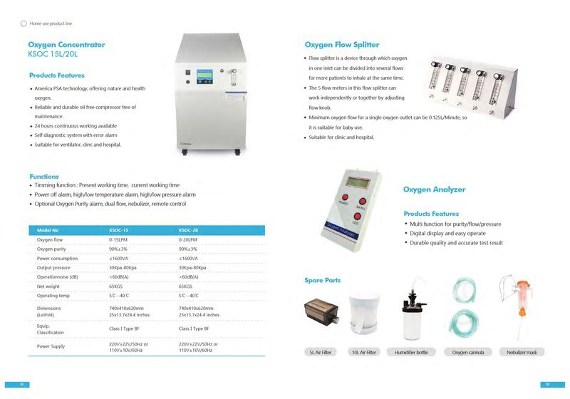 Oxygen Concentrator - Konsung KSOC Series