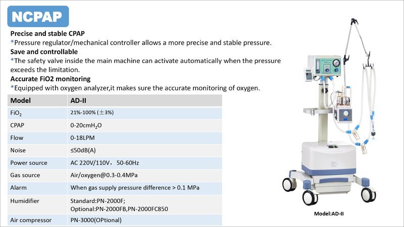 NCPAP System - Pigeon AD-II